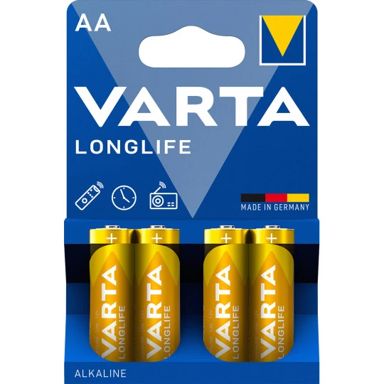 Varta Longlife Mignon AA Batterien 4ST 3 Varta Longlife Mignon AA Batterien 4ST
