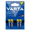 Varta Longlife Power Micro AAA 4ST -Geschäft Für Pflegeprodukte varta longlife power micro aaa 4st